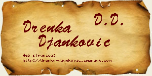 Drenka Đanković vizit kartica